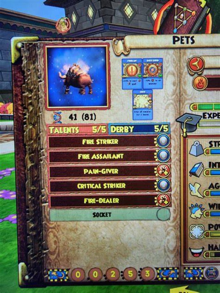 What is the best pet for fire wizard101?