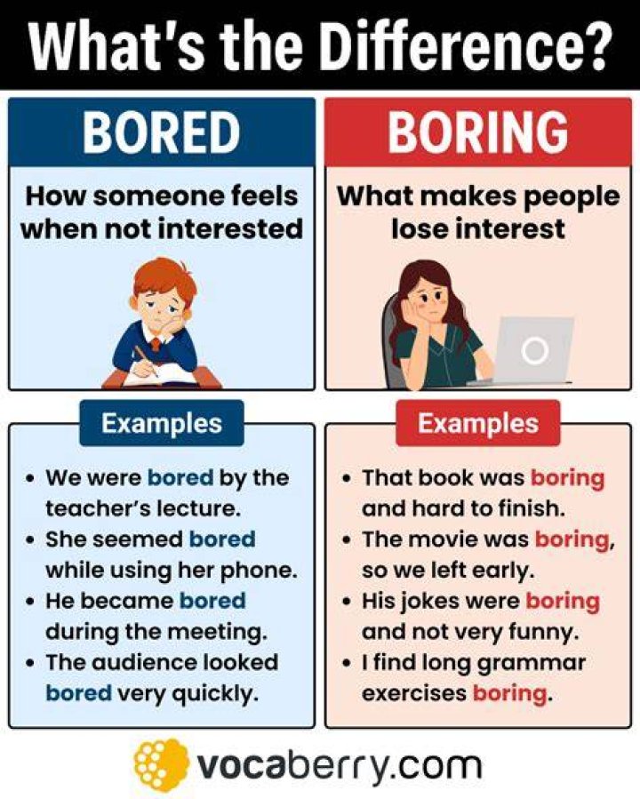 What is the boring word?