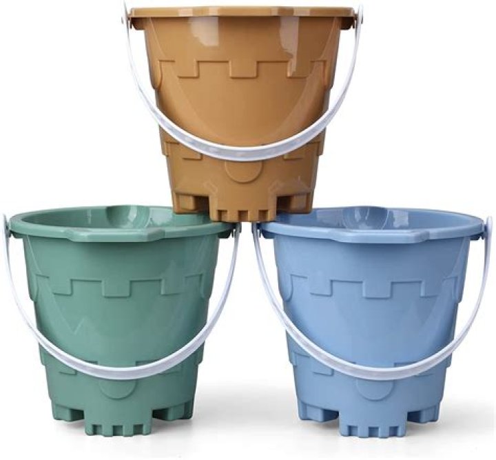 What is the bucket of sand?