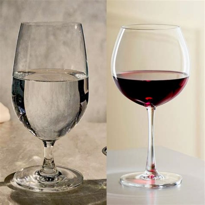 What is the difference between a water glass and a wine glass?