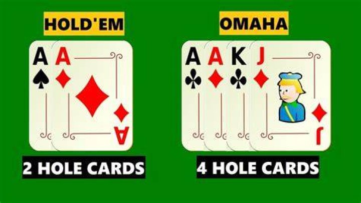 What is the difference between Omaha and Texas Hold em?