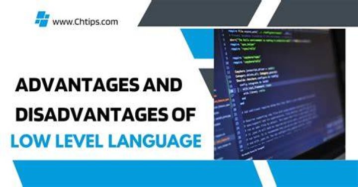 What is the disadvantage of low level language?
