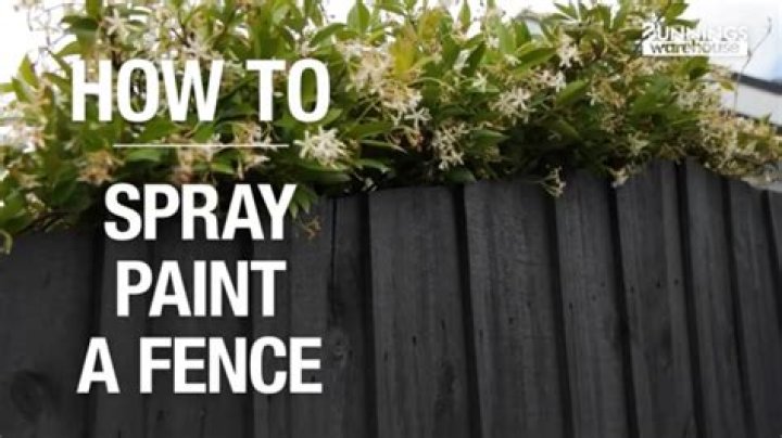 What is the fastest way to paint a fence?