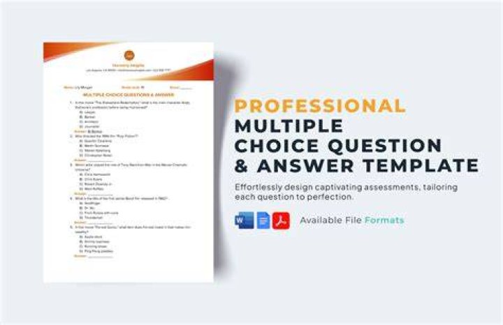 What is the format of multiple-choice questions?