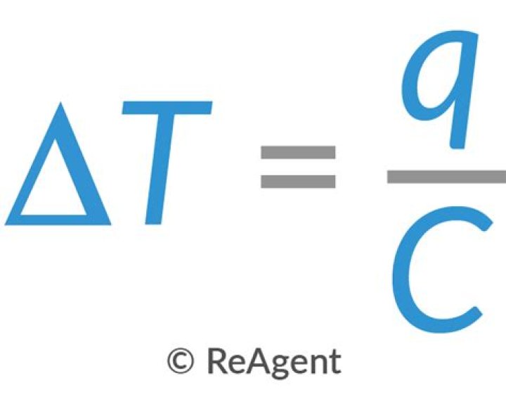 What is the formula for temperature change?
