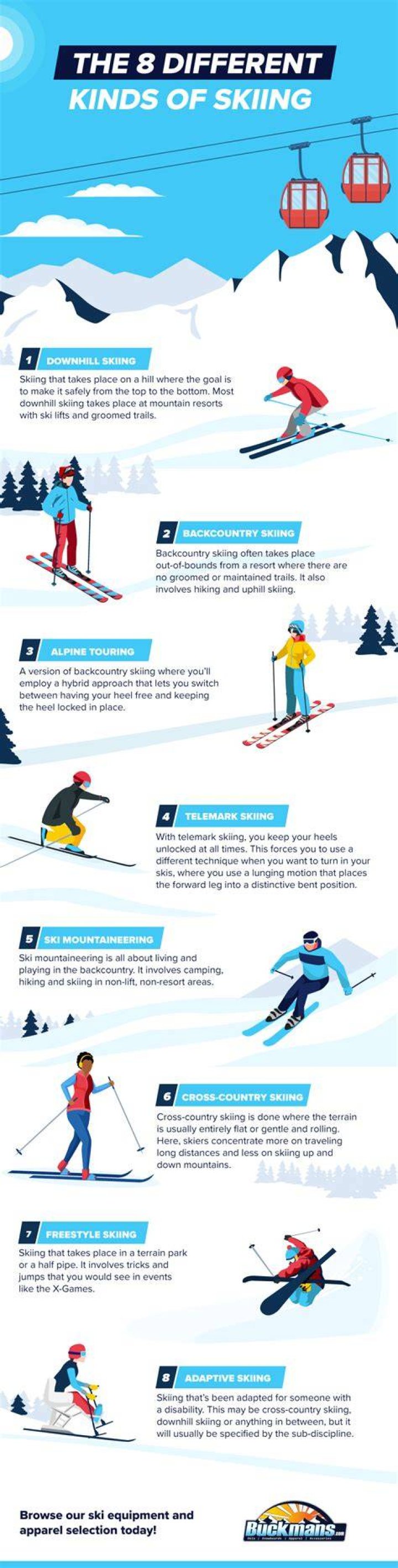What is the meaning of alpine skiing?