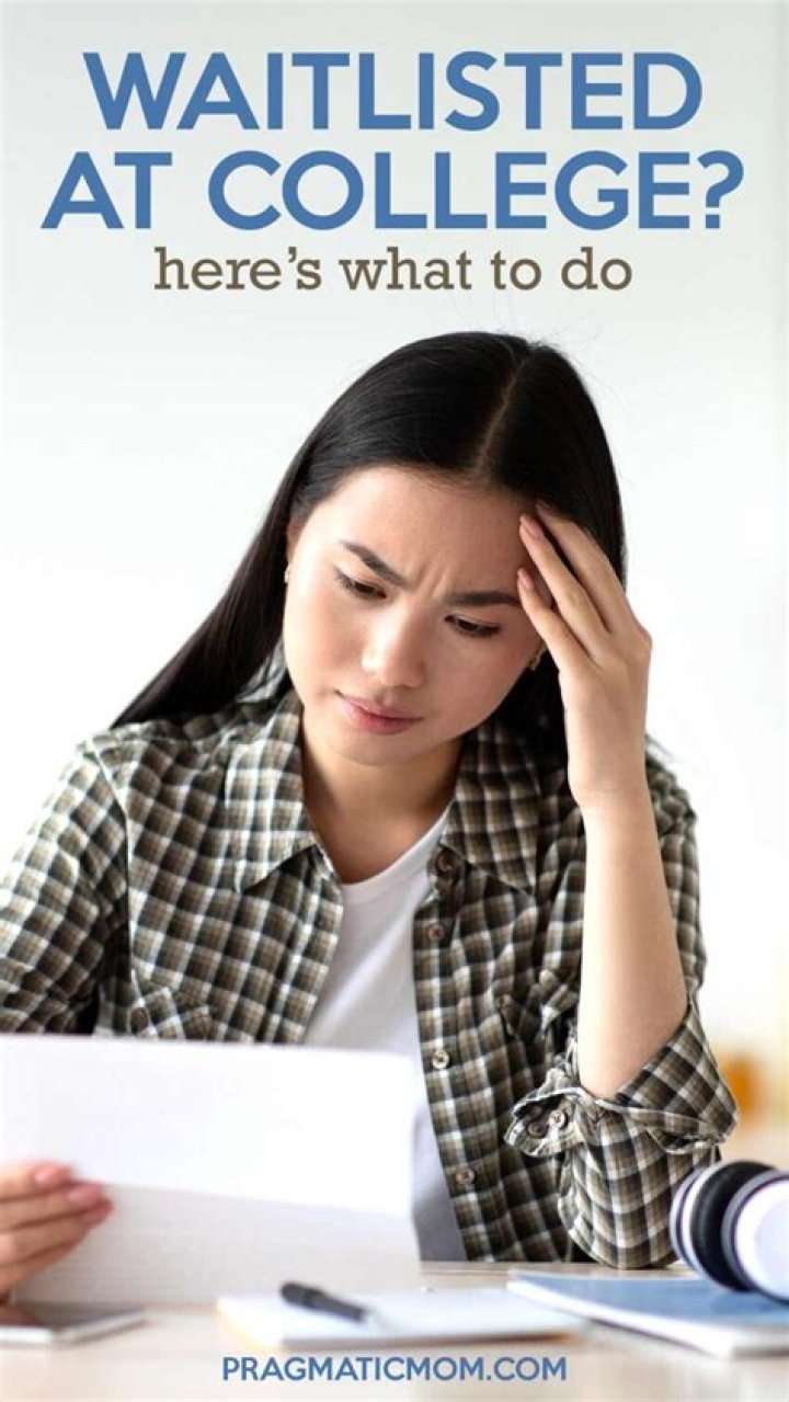 What is the meaning of the word waitlisted?