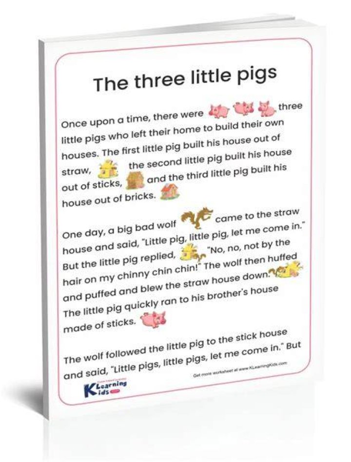 What is the message of The Three Little Pigs?