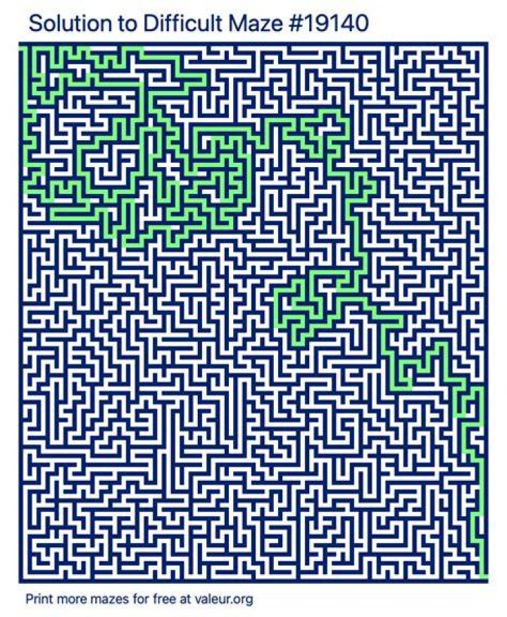 What is the most difficult maze?