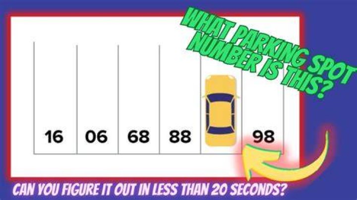 What is the parking space number riddle?