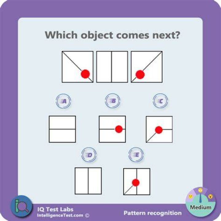 What is the pattern IQ test?