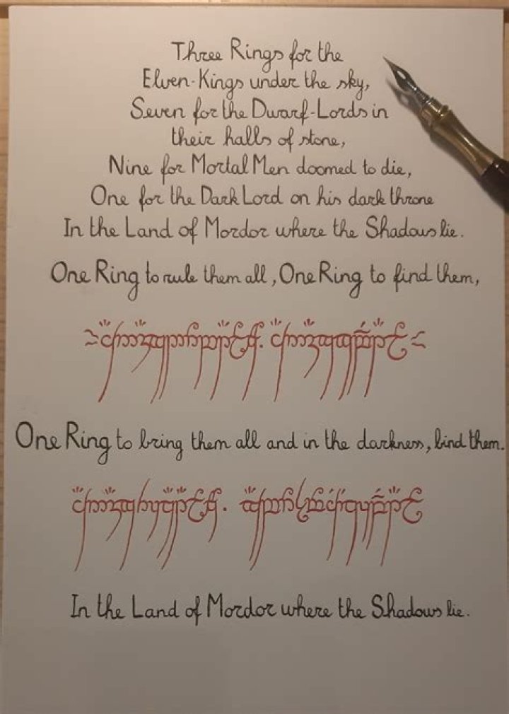 What is the ring poem about?