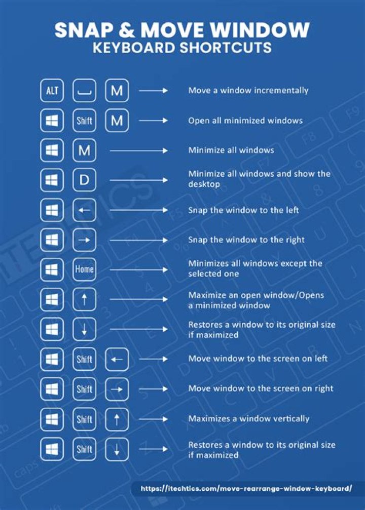 What is the shortcut key for move?