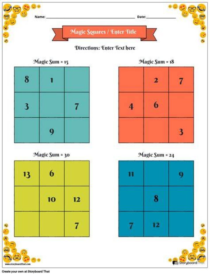 What is the use of magic squares?