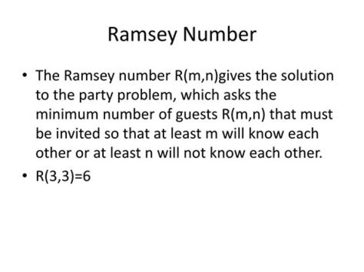 What is the value of Ramsey number R 2 N?