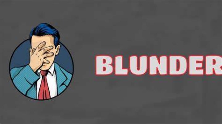 What is this word blunder?