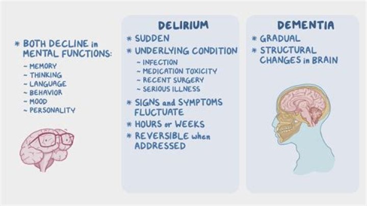 What mental illness is mistaken for dementia?
