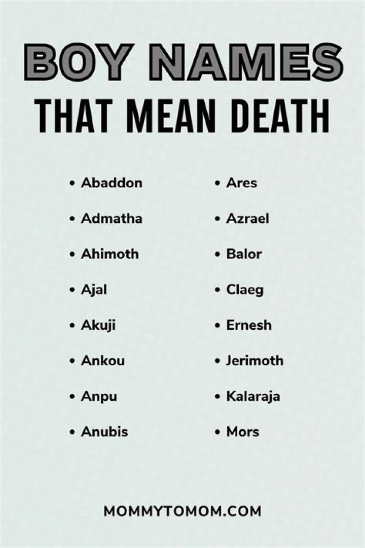 What name means 8?
