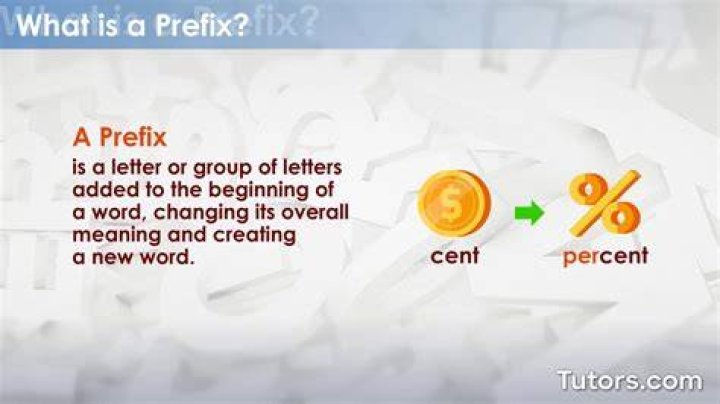 What prefix means end?
