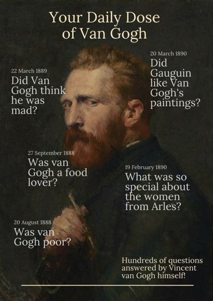 What quotes did Van Gogh say?