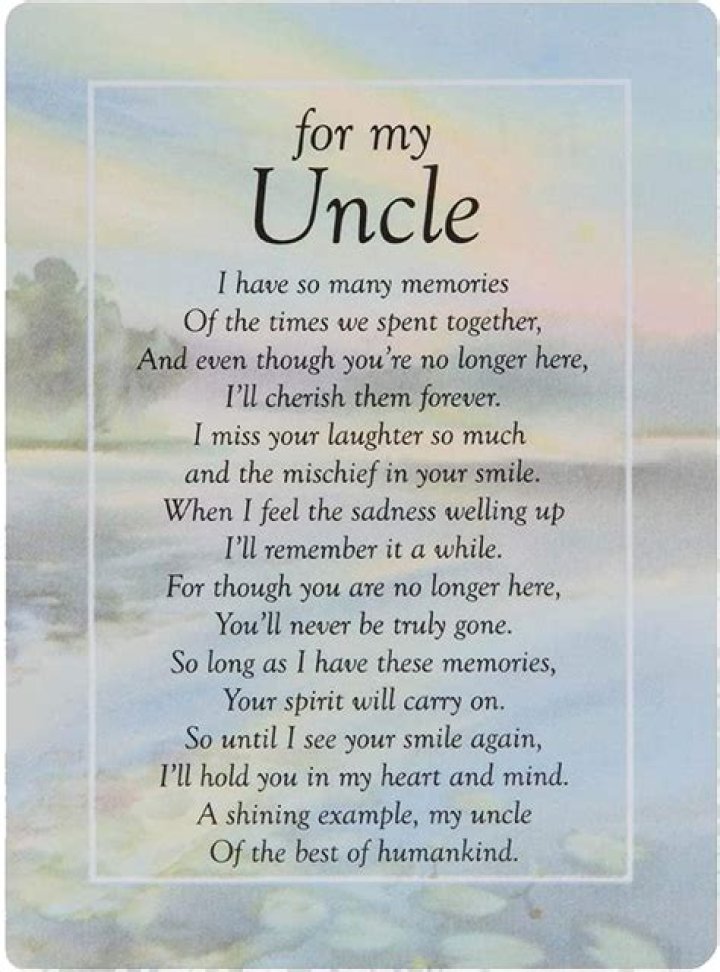 What should I write to my uncle?