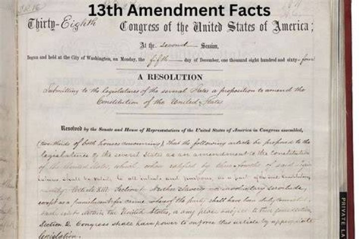 What was missing from the 13th Amendment?