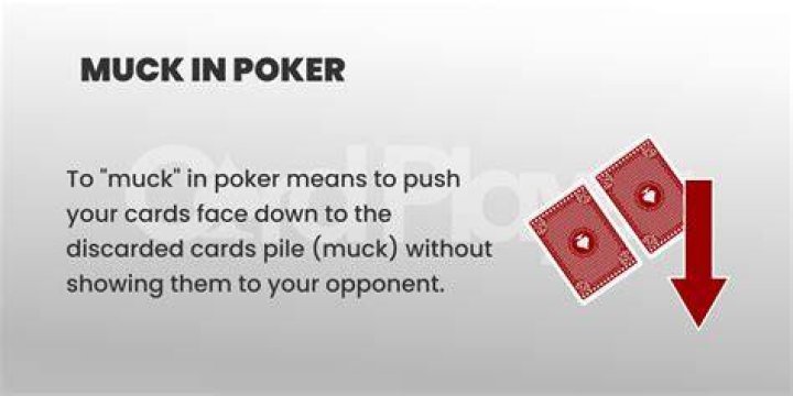 When can you not muck in poker?