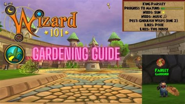 When can you start gardening in Wizard101?