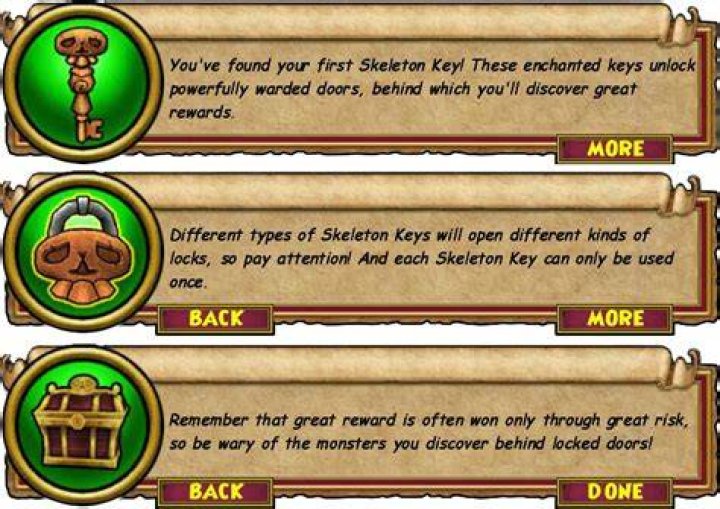 Where do you find skeleton keys in Wizard101?