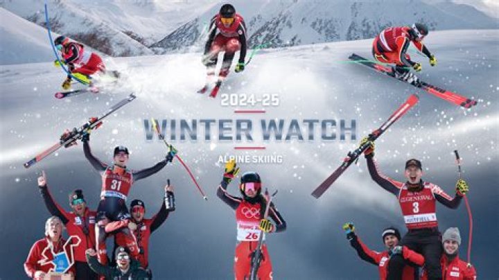 Which are 5 events for both men and women in alpine skiing?