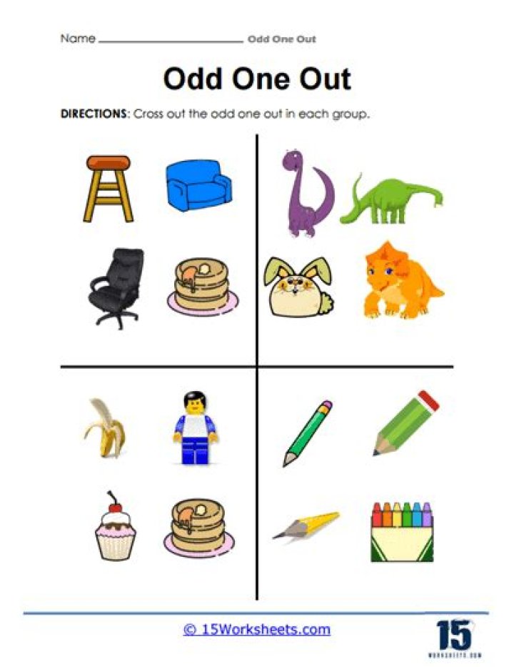 Which is the odd one out explain your answer?