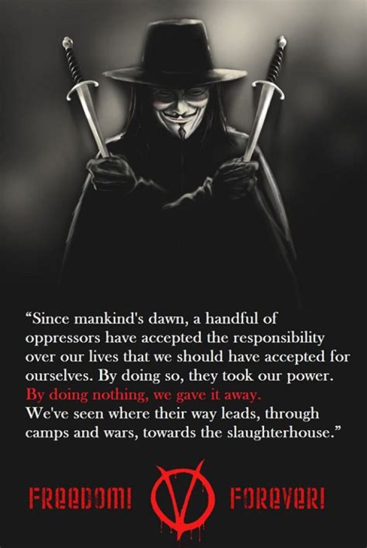 Who are you V for Vendetta quote?