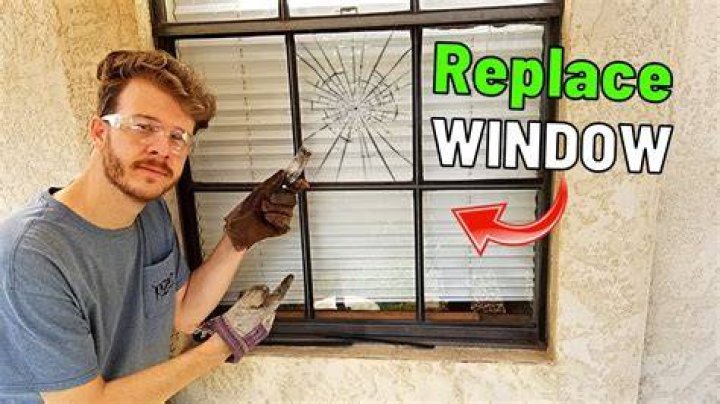 Who broke the window pane?