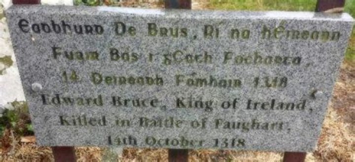 Who killed Edward the Bruce?