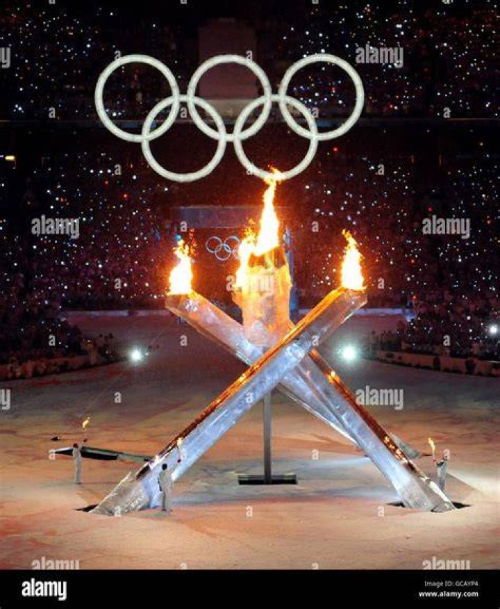 Who lit the torch at the 2010 Olympics?