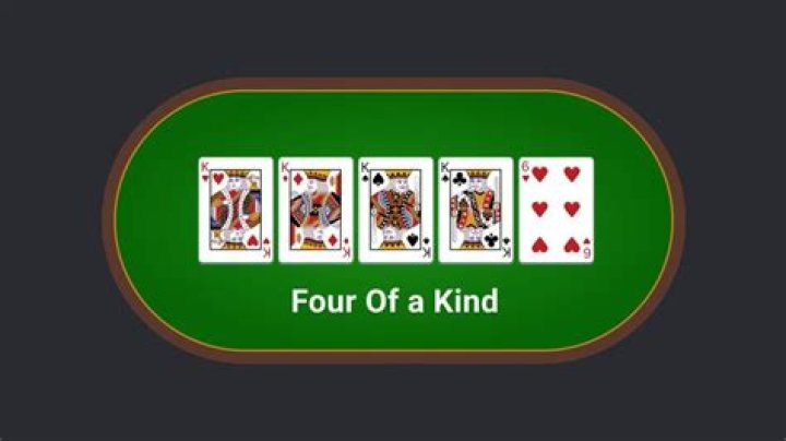 Who wins if 4 of a kind on the board?
