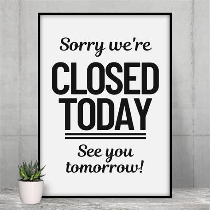 Why do we say closed but not opened?
