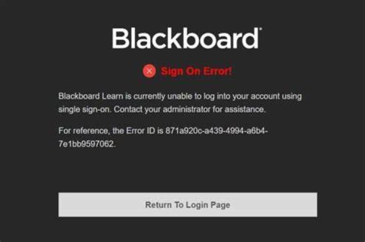 Why is my Blackboard not working?